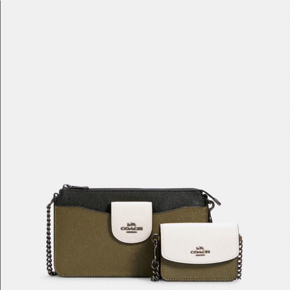 🎀 Coach Poppy Crossbody In Colorblock - Picture 10 of 10